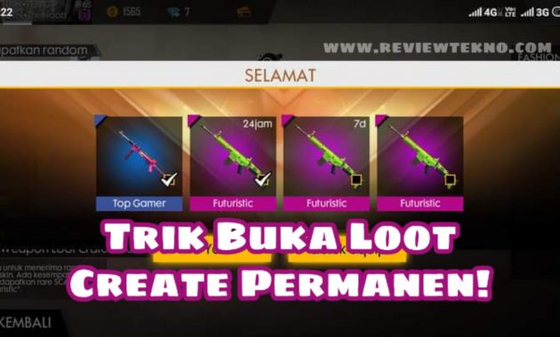 trik Membuka Loot Crate Free Fire  permanen- reviewtekno (2)