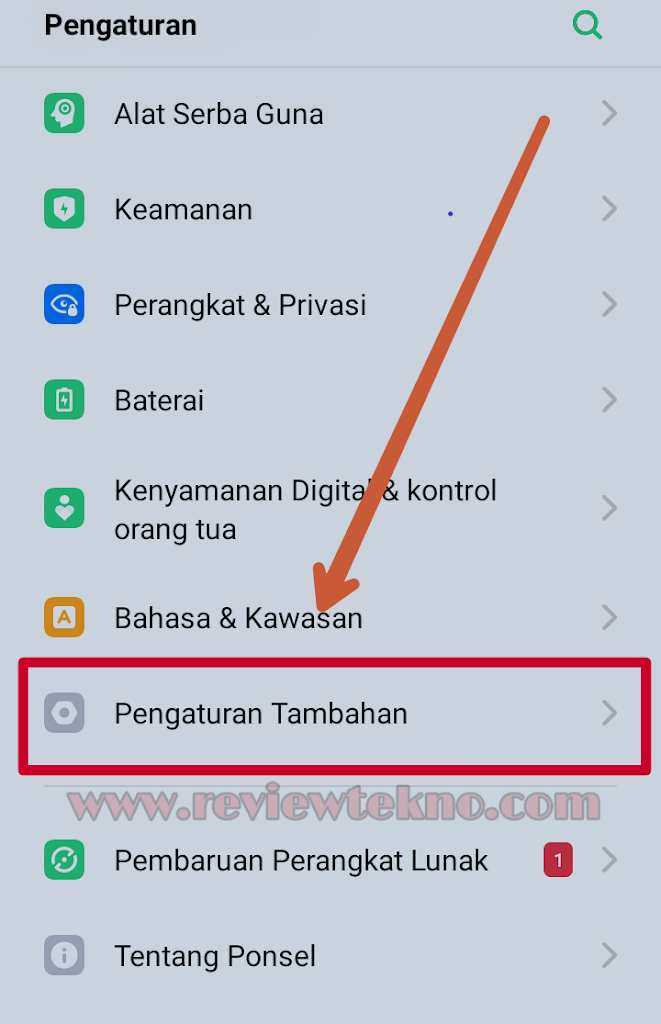 Mengatur  DPI android