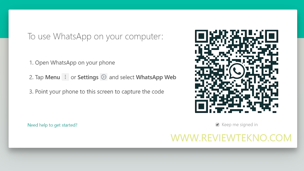 Cara membuka whatsapp di leptop dengan browser