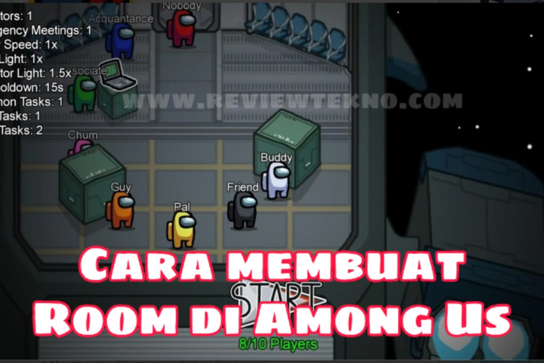 Cara Membuat room di game Among Us dan cara Join Room