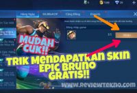 Cara Mendapat Skin Epic Bruno Gratis