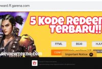 Kode Redeem FF Terbaru