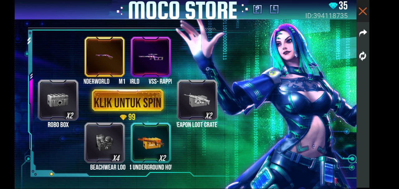 Cara Mendapatkan Skin M1887 "Rapper Underworld" Free Fire!