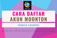 Cara Daftar akun moonton Terbaru