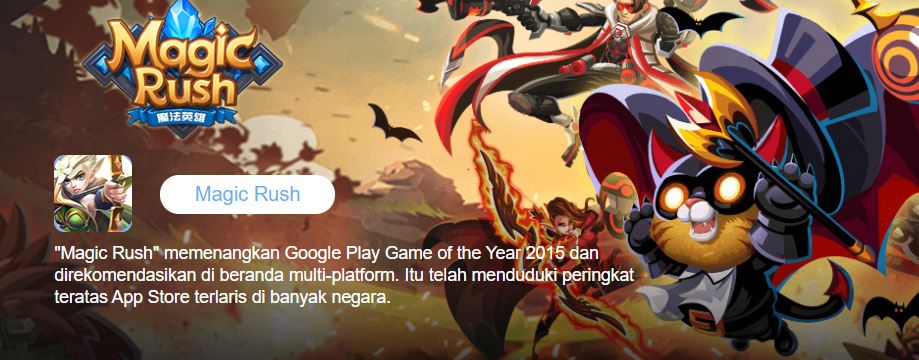 Game moonton pertama Magic Rush
