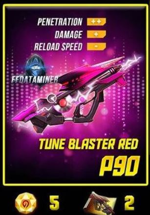 Skin FF P90 Tune Blaster Red