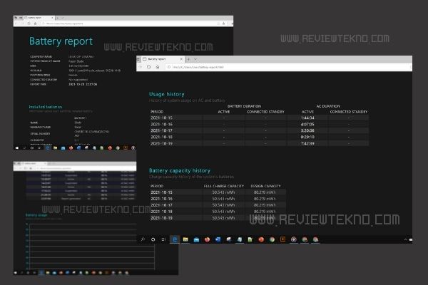 Cara Melihat Laporan Battery Laptop Komputer Lewat CMD