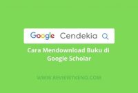 cara menggunakan google schollar