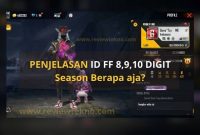 Penjelasan ID FF 8,9,10 DIGIT Season Berapa aja?