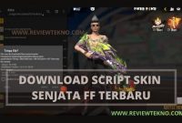 Script skin senjata FF