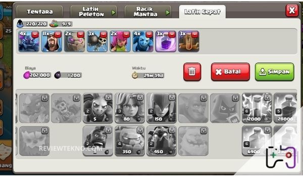 Strategi War COC TH 9 GOWEPE