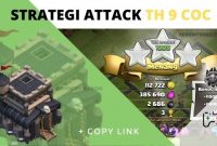 STRATEGI ATTACK TH 9 COC