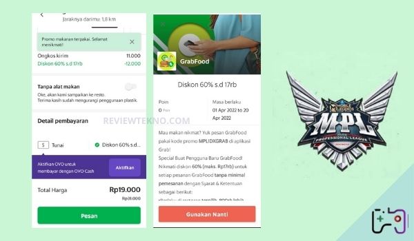 Cara Menggunakan Kode Voucher Diskon Grab x MPL 