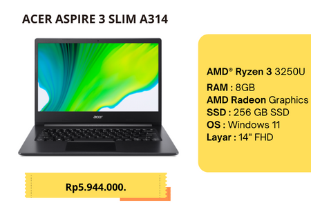 Laptop Acer untuk AutoCAD