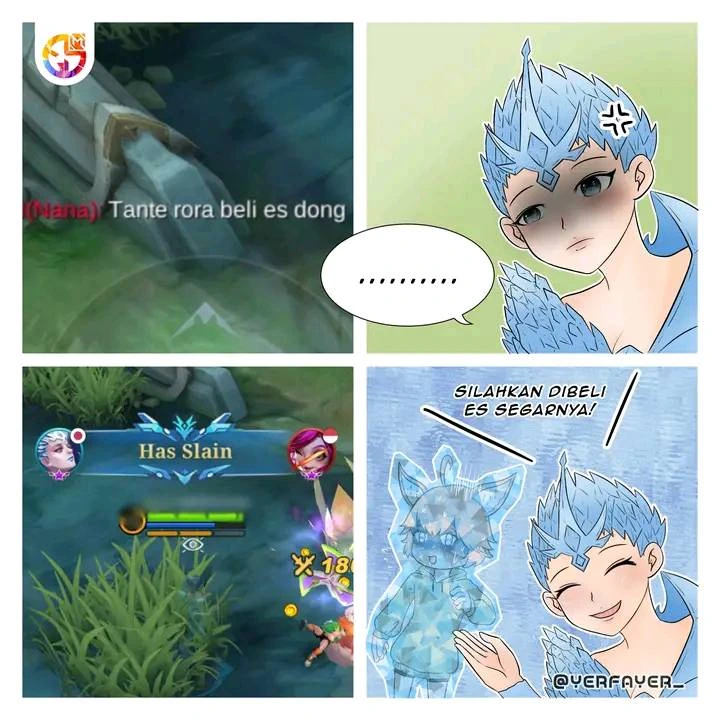 Meme Nana dan Eudora Mobile Legends