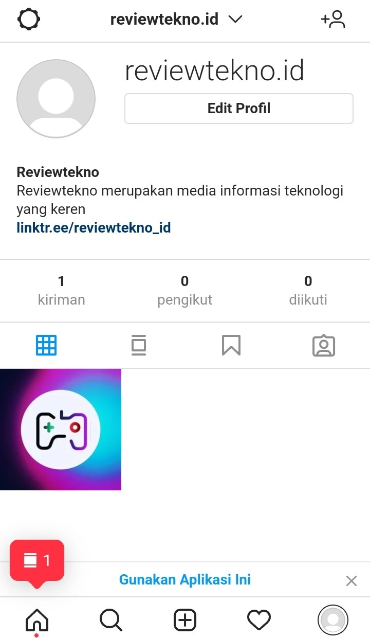 Contoh Situs Web IG Bio Link