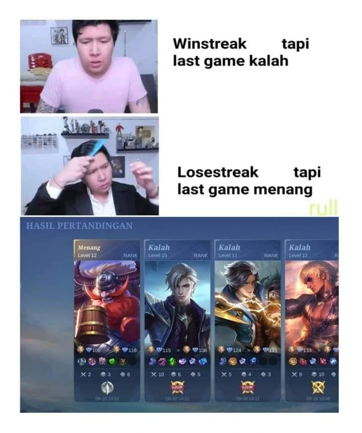 winstreak di Mobile legends