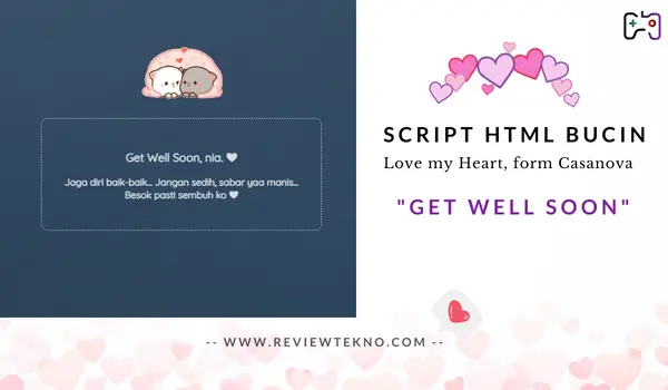 Script Html Bucin Buat yang Sedang Sakit